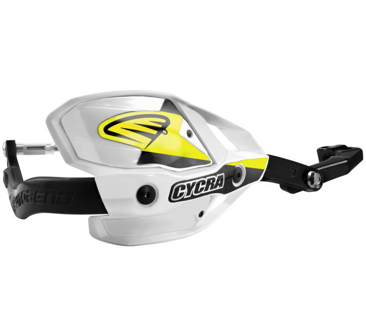 Cycra Probend Ultra Hand Deflector with Clamp 7/8 in White 1CYC-7505-42HCM