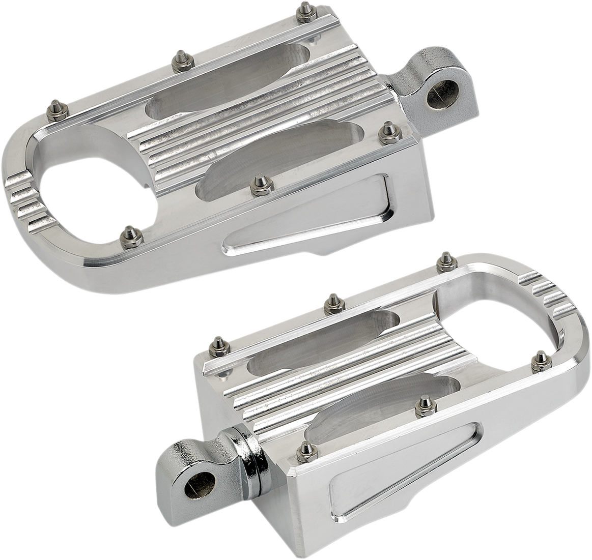 BILTWELL Punisher Footpegs Polished Male Mount 7006-303-01