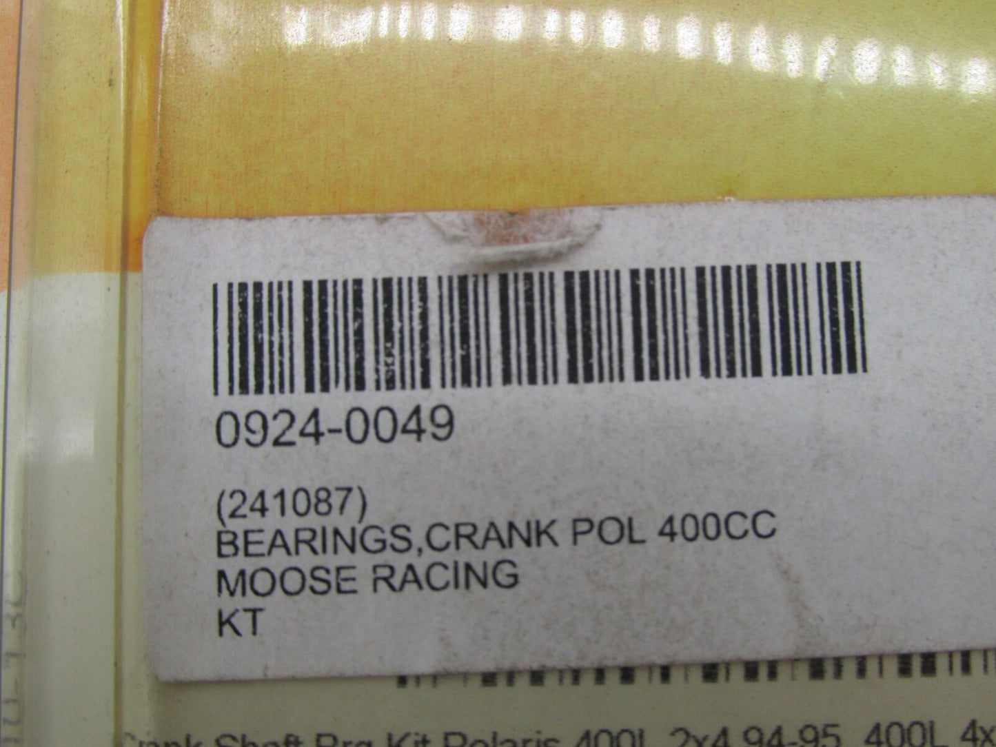 Moose Racing NOS Crank POL 400cc Bearings 0924-0049