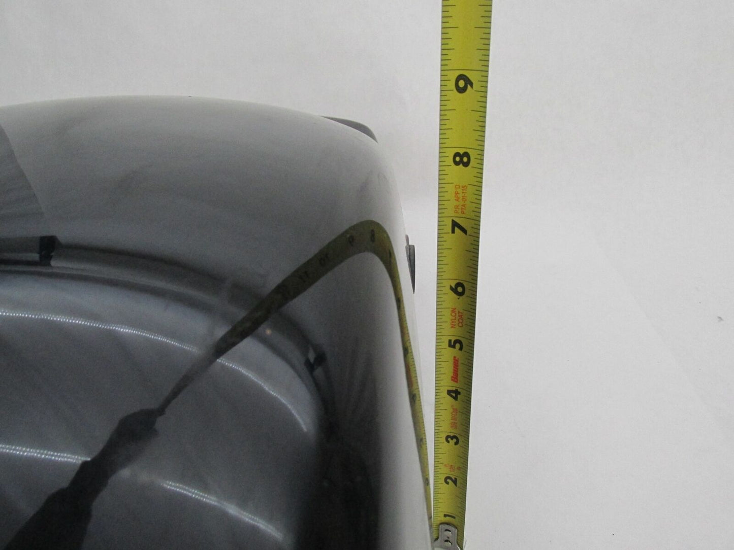 Universal Motorcycle 9.5" Wide Black Plastic ABS Rear Fender