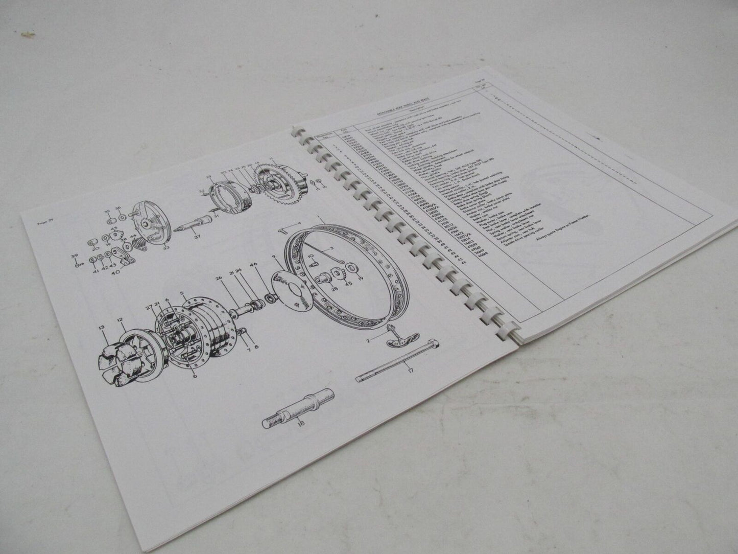 Copy Royal Enfield 1969 -70 Interceptor Spare Parts Book British Cycle Supply
