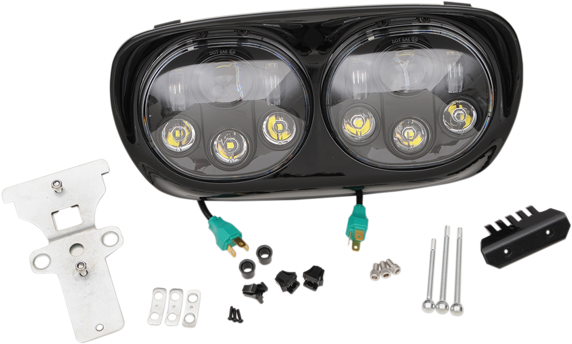 Headwinds LED Headlight Assembly 5 3/4 Black 8-9552-02BA