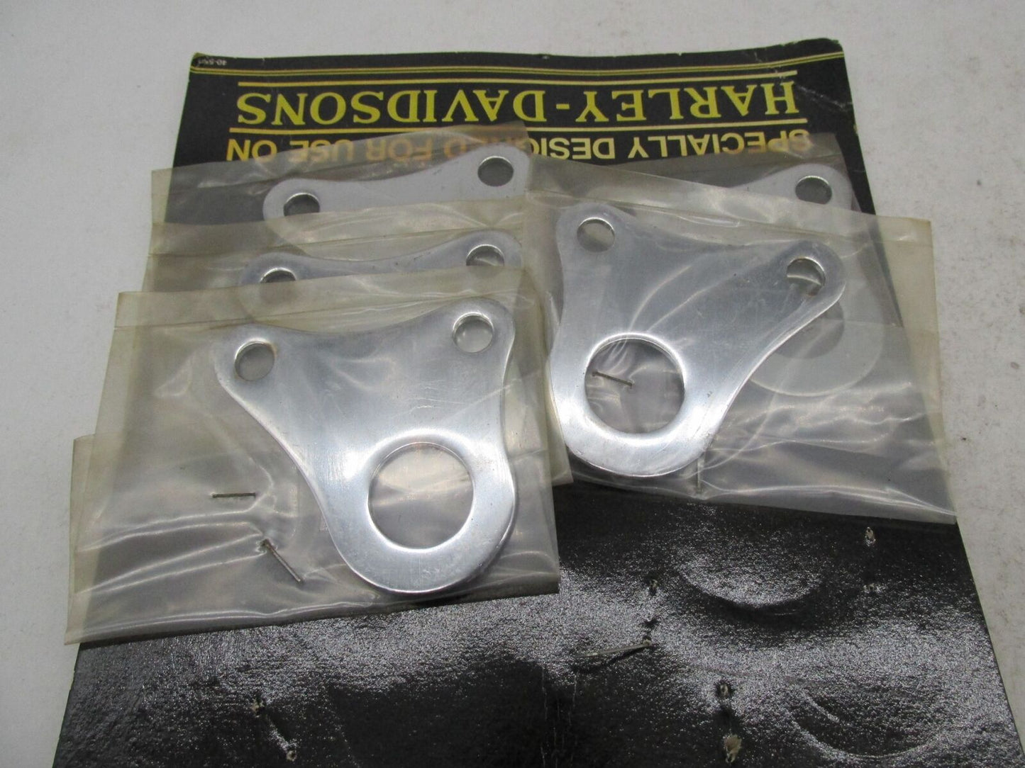 (1) Single Harley Davidson Custom Chrome Key Switch Bracket Plate 15-103