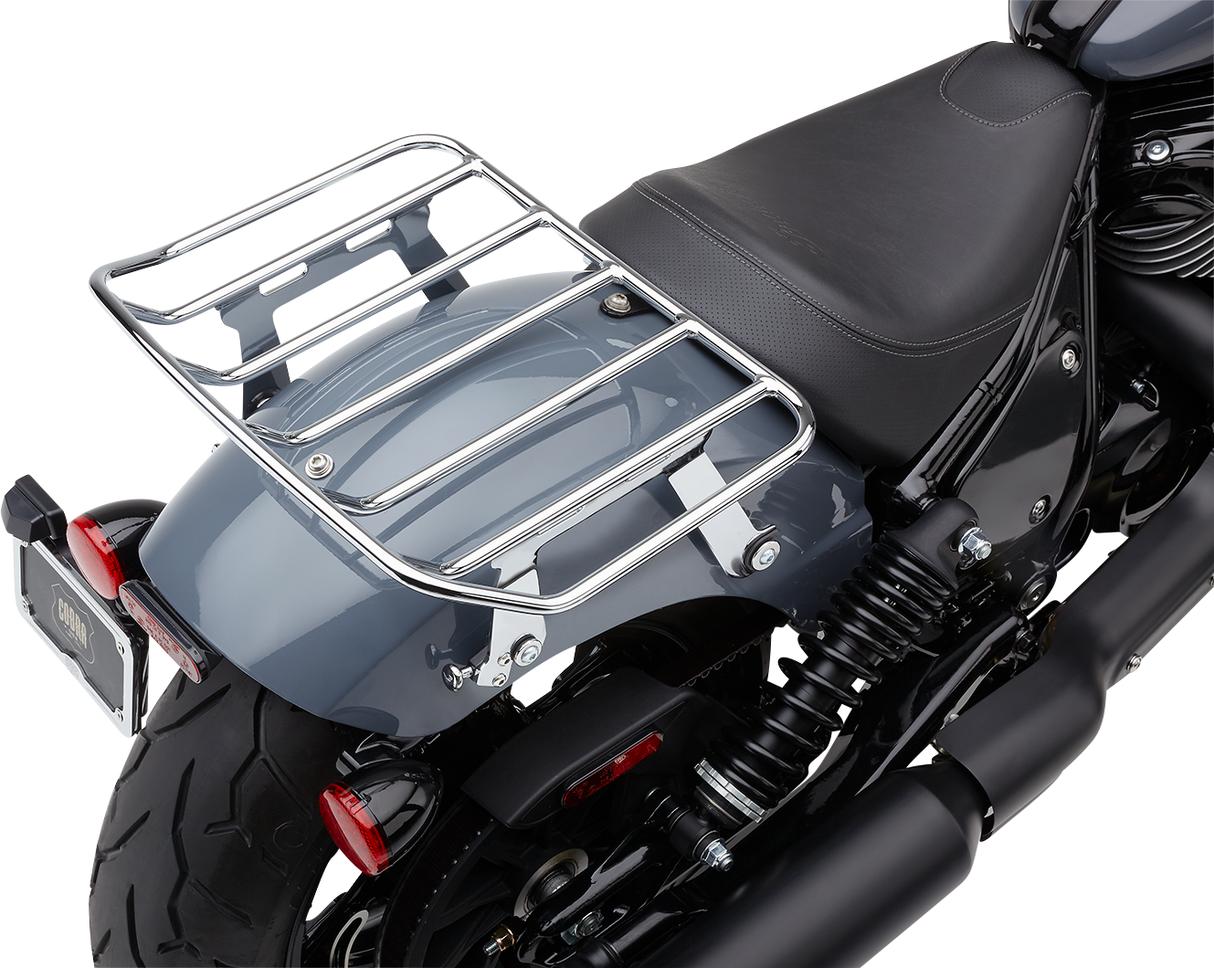 Cobra Big Ass Detachable Luggage Rack Chrome 502-2602