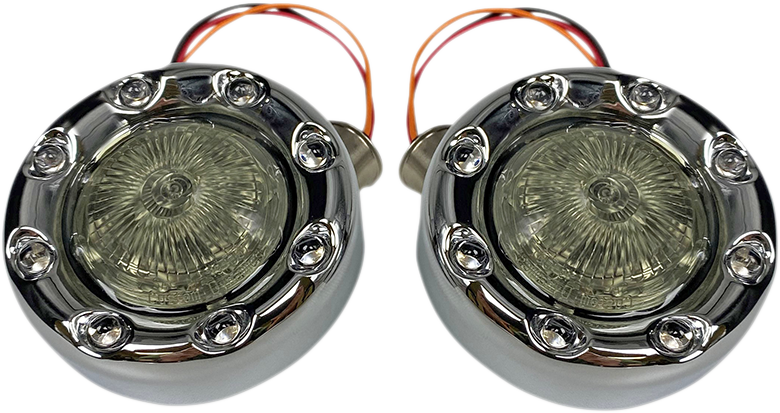 Custom Dynamics Rear Probeam Bullet Ringz Chrome/Smoke PB-BR-RR-57-CS