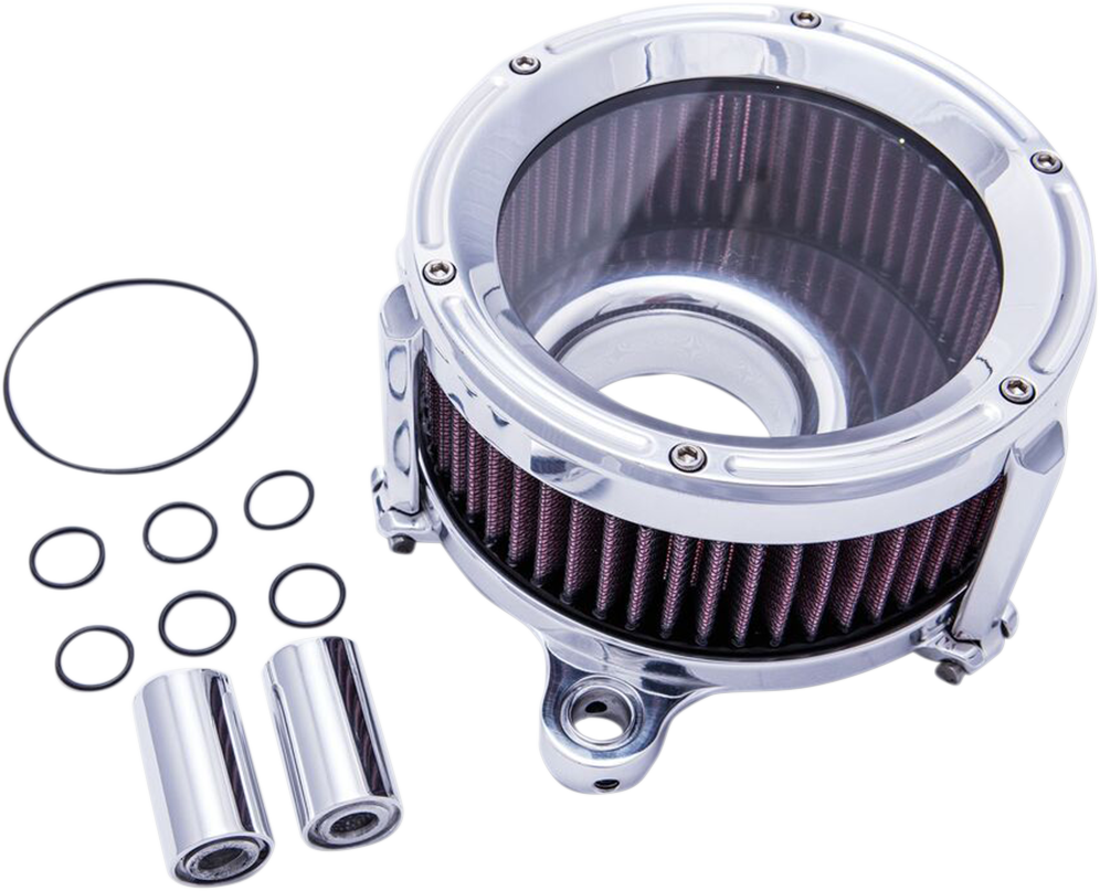 TRASK Assault Charge High-Flow Air Cleaner Polished TM-1020CH