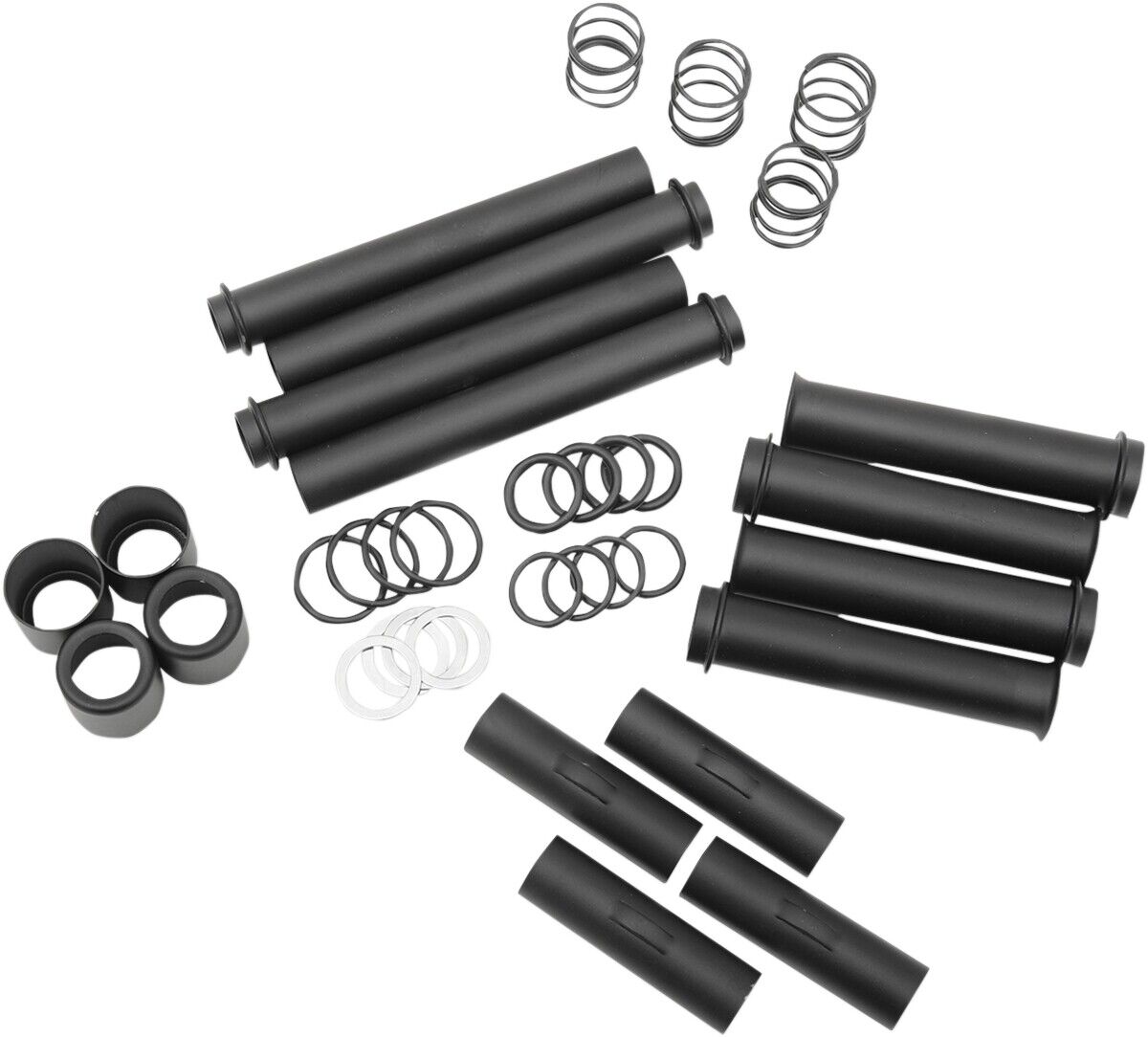 Drag Specialties Satin Black Pushrod Tube Kits 0928-0043