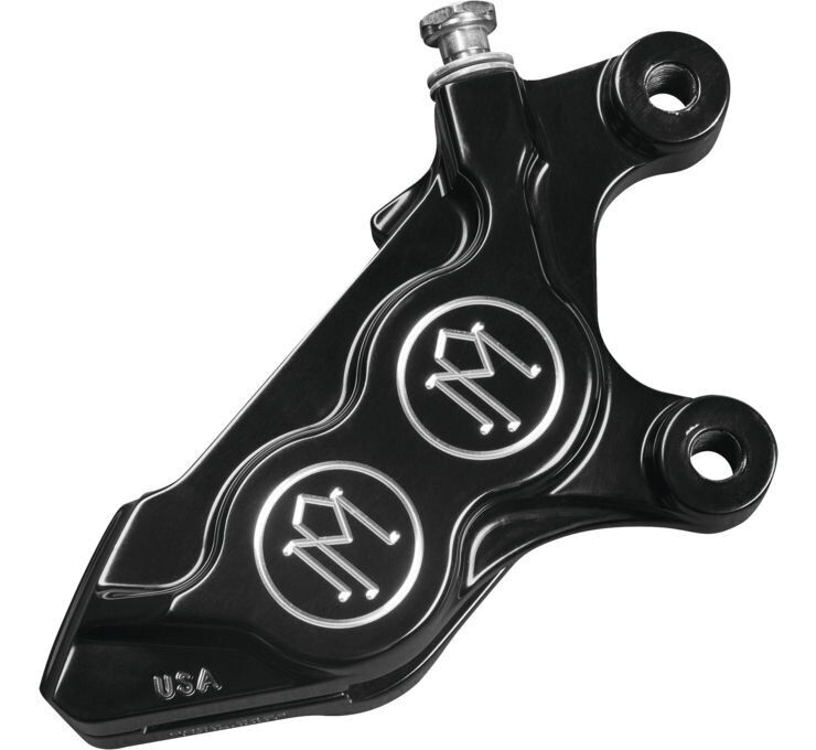 Performance Machine Front 4-Piston Direct Bolt-On Caliper Left 0052-2425-BM