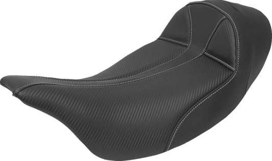 Saddlemen Dominator Solo Seat Black w/ Gray Stitching 808-07B-0042EXT