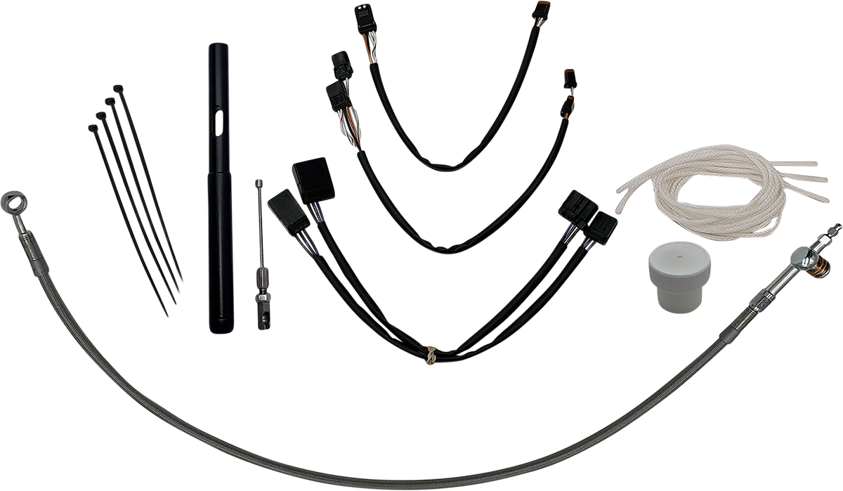 Fat Baggers, Inc. EZ Install Handlebar Kit 14" Chrome 109514
