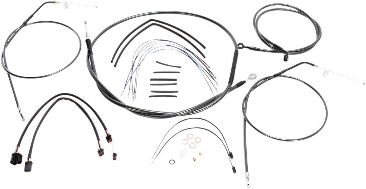 Magnum Designer Handlebar Control Cable Kit Black Pearl 487662