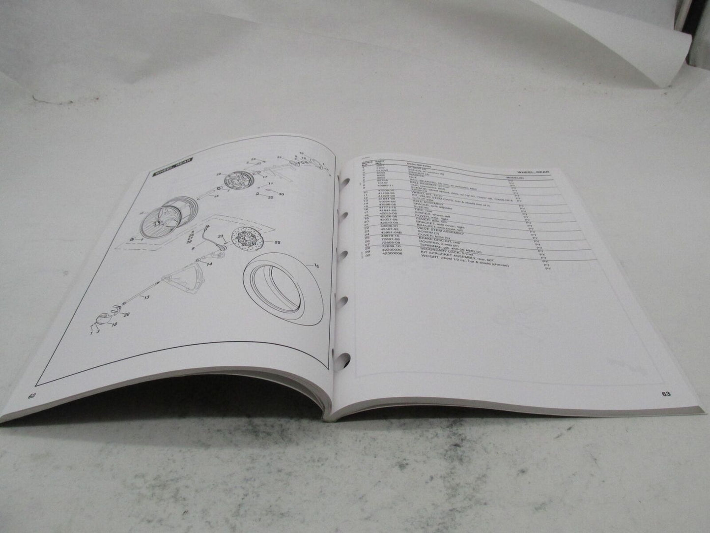 Harley-Davidson Official Factory 2012 FLSTSE3 Parts Catalog 99458-12