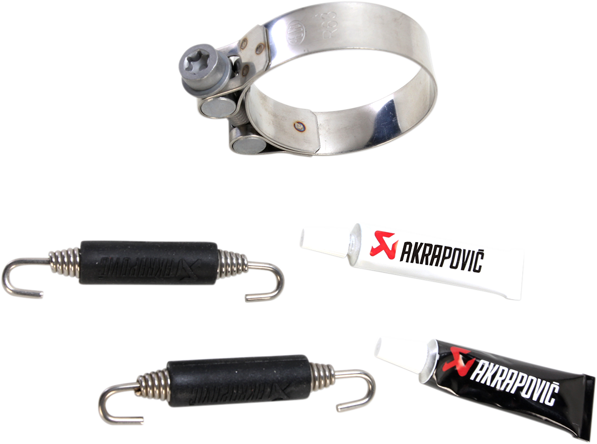 Akrapovic Slip-On Muffler Titanium Carbon Fiber Dual Mufflers S-K14SO5-HZAAT