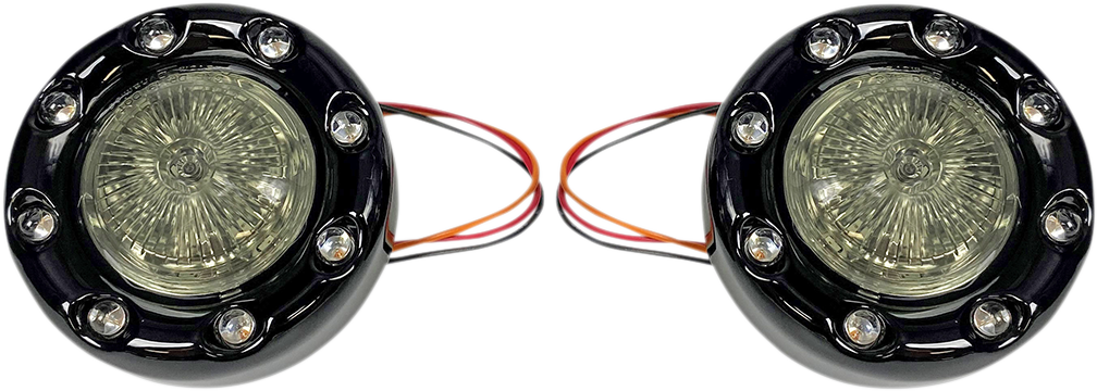 Custom Dynamics Rear Probeam Bullet Ringz Gloss Black/Smoke PB-BR-RR-57-BS