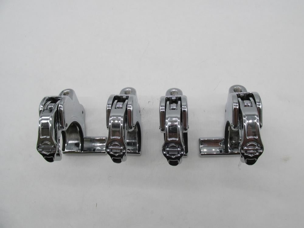 Harley-Davidson Genuine NOS Sportster 49mm Chrome Windshield Clamp Kit 57192-05A