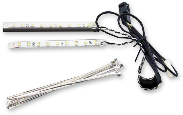 Custom Dynamics LED Fairing Vent Trim Insert White CD-VENT-TF-KIT