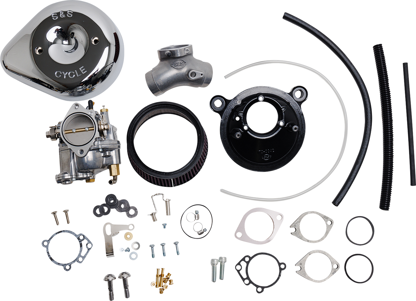 S & S Cycle Carburetor E and Stealth Air Kit 110-0145