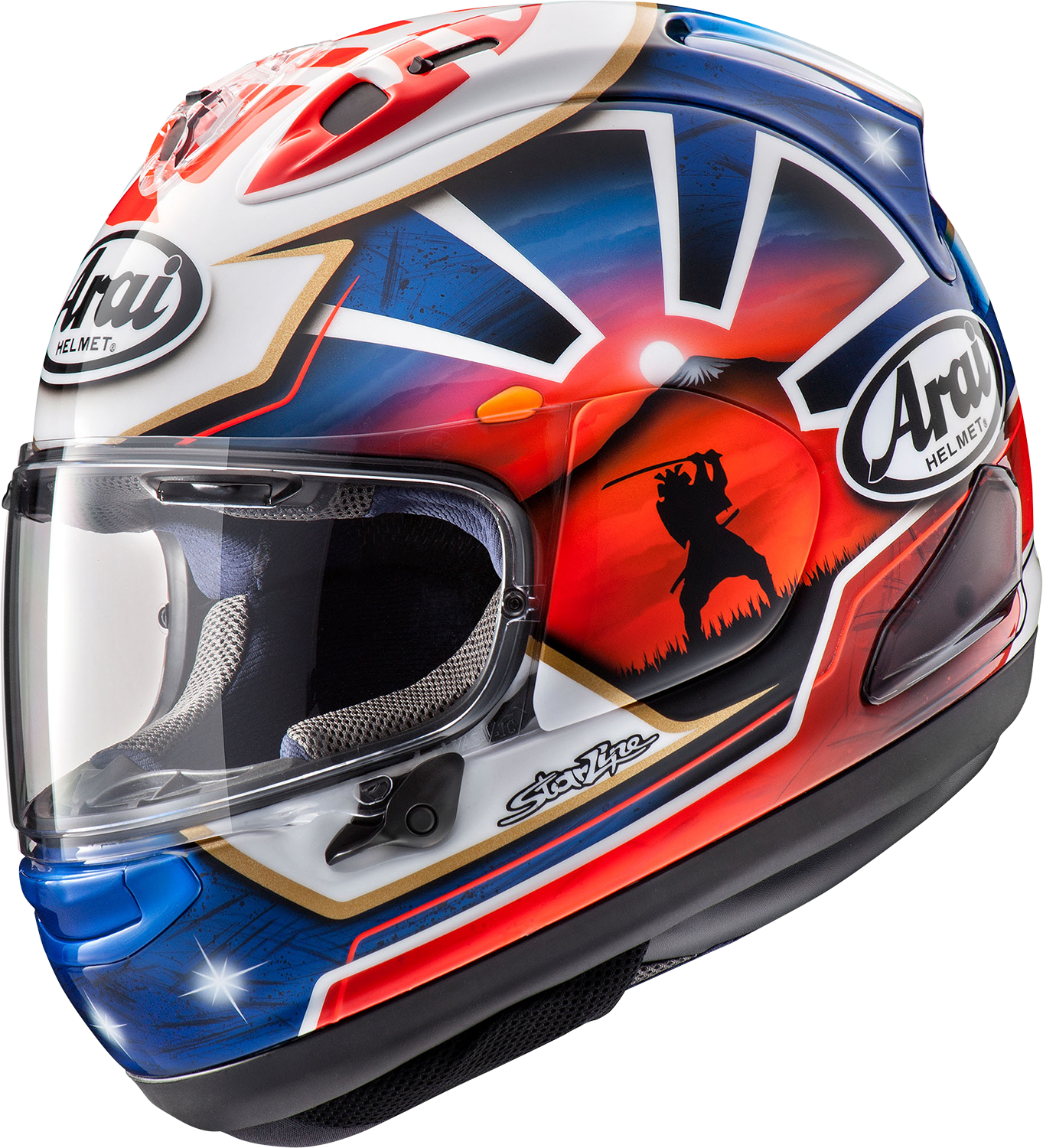 ARAI Corsair-X Dani Samurai-2 Helmet Blue 2XL 0101-15778