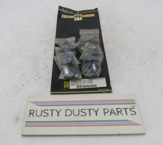Lot of 7 Harley Davidson Custom Chrome Speedometer Light Sockets 25-966 71151-70