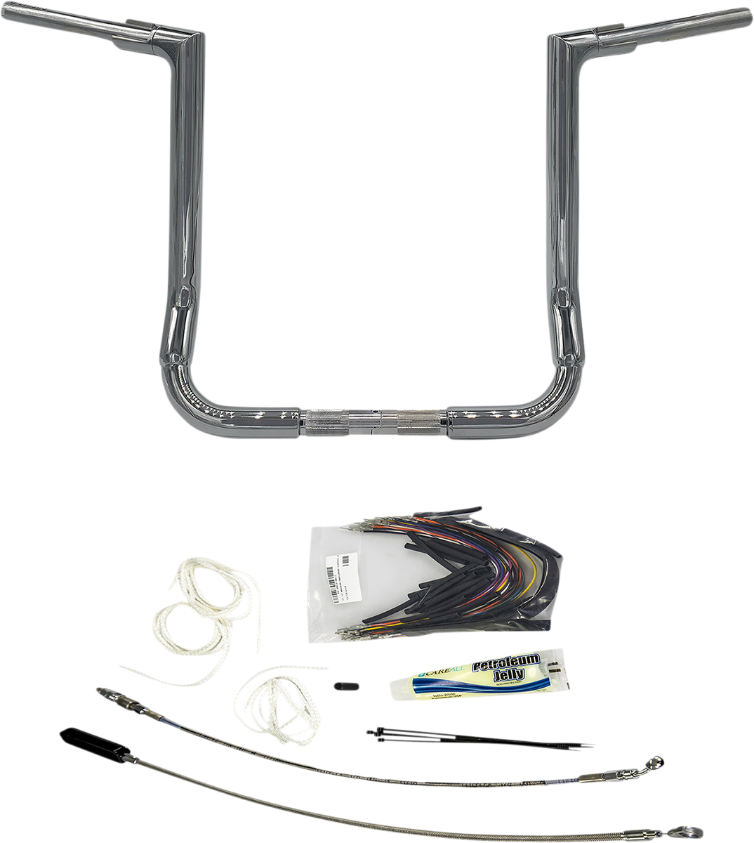 Fat Baggers, Inc. 1-1/2" EZ Install Flat Top Handlebar Kit 16" Chrome 609116