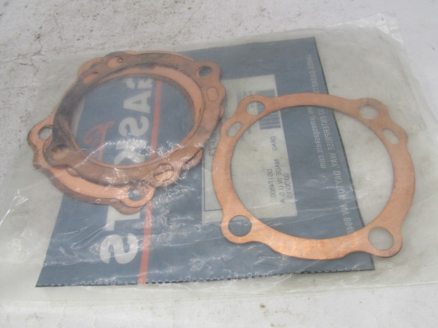 Lot of 6 Harley Davidson James Gaskets Cylinder Head Gaskets JGI-16769-73