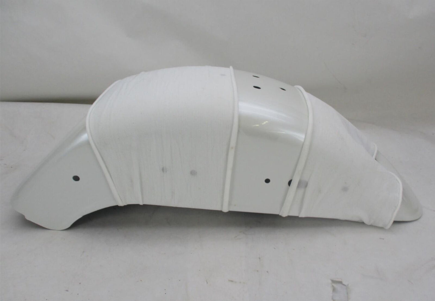 Harley Genuine NOS Softail Deuce White w/ Ghost Flame Rear Fender 59759-03