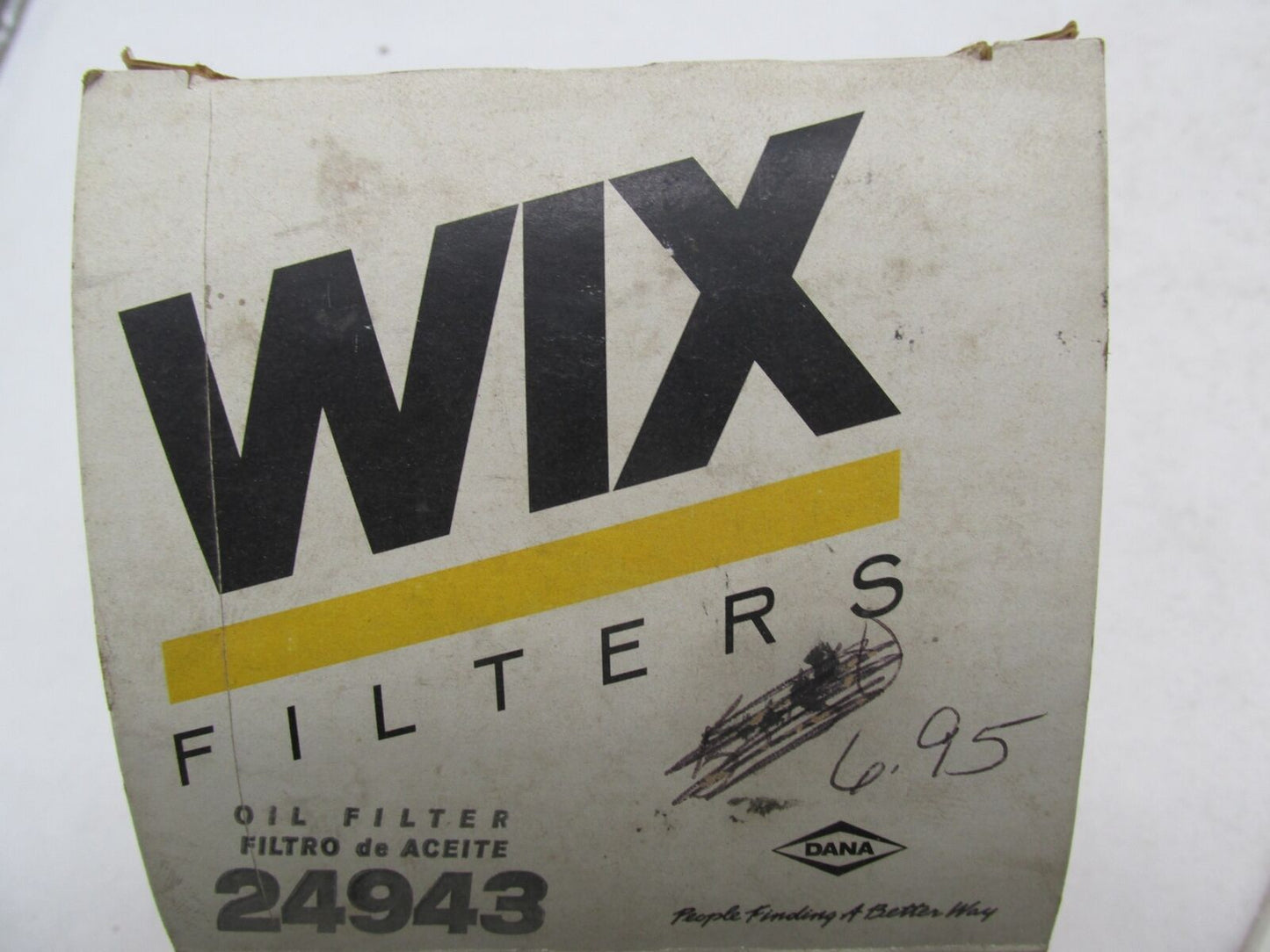 Wix Engine Cartridge Lube Metal Oil Filter 24943