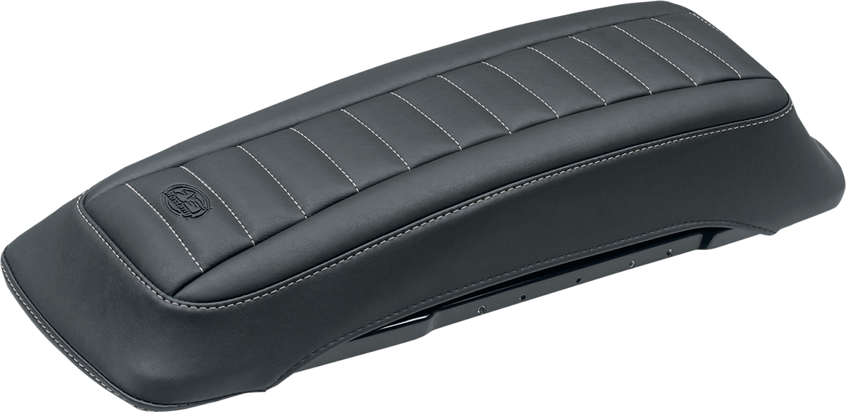 Mustang Saddlebag Lid Covers Black/Gunmetal Gray 77637GM