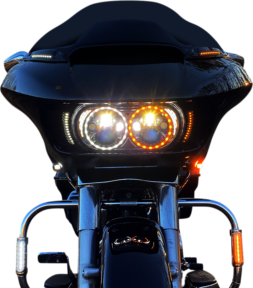Custom Dynamics Probeam Turn Signals Black PB-RG-TS-15-B