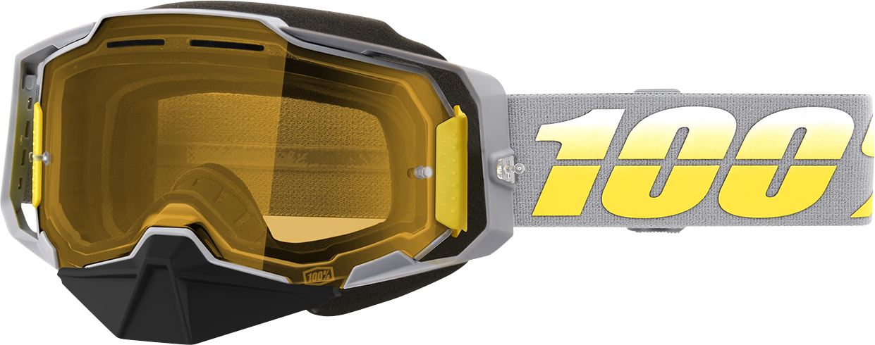 100% Armega Snow Goggles Complex - Yellow 50007-00005