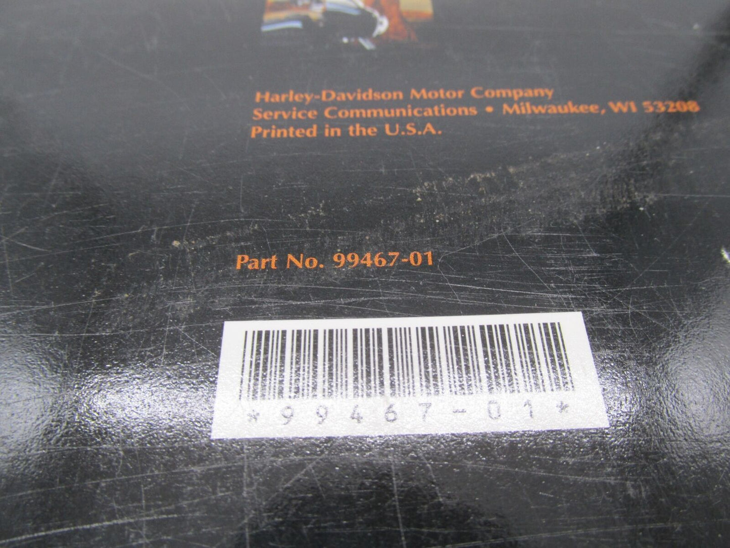 Harley-Davidson Official Factory 2001 Dyna Owner's Manual Book 99467-01