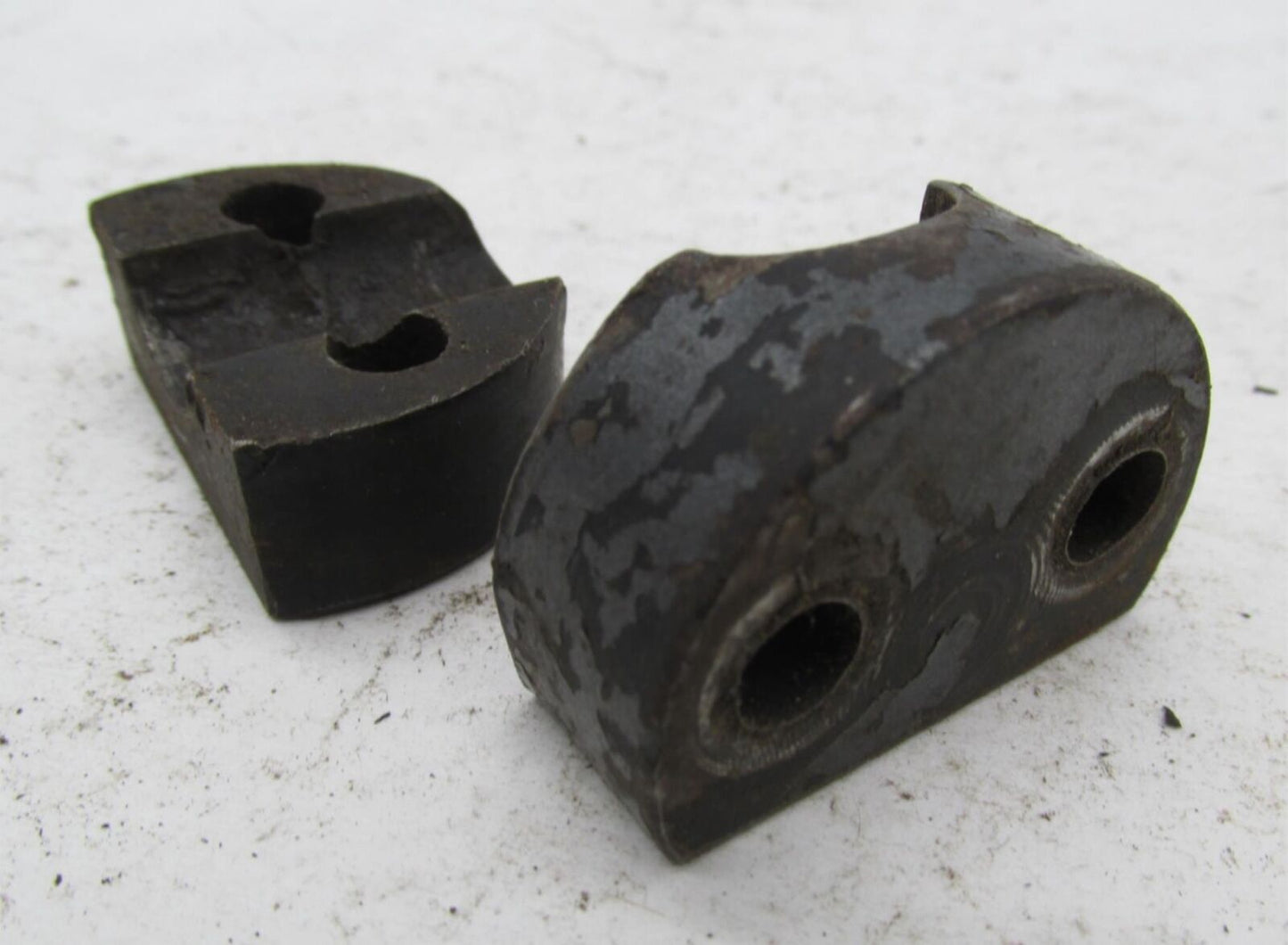 Pair of Vintage Triumph 97-1844 Fork Axle Clamps TR6 T120 650 1965-70