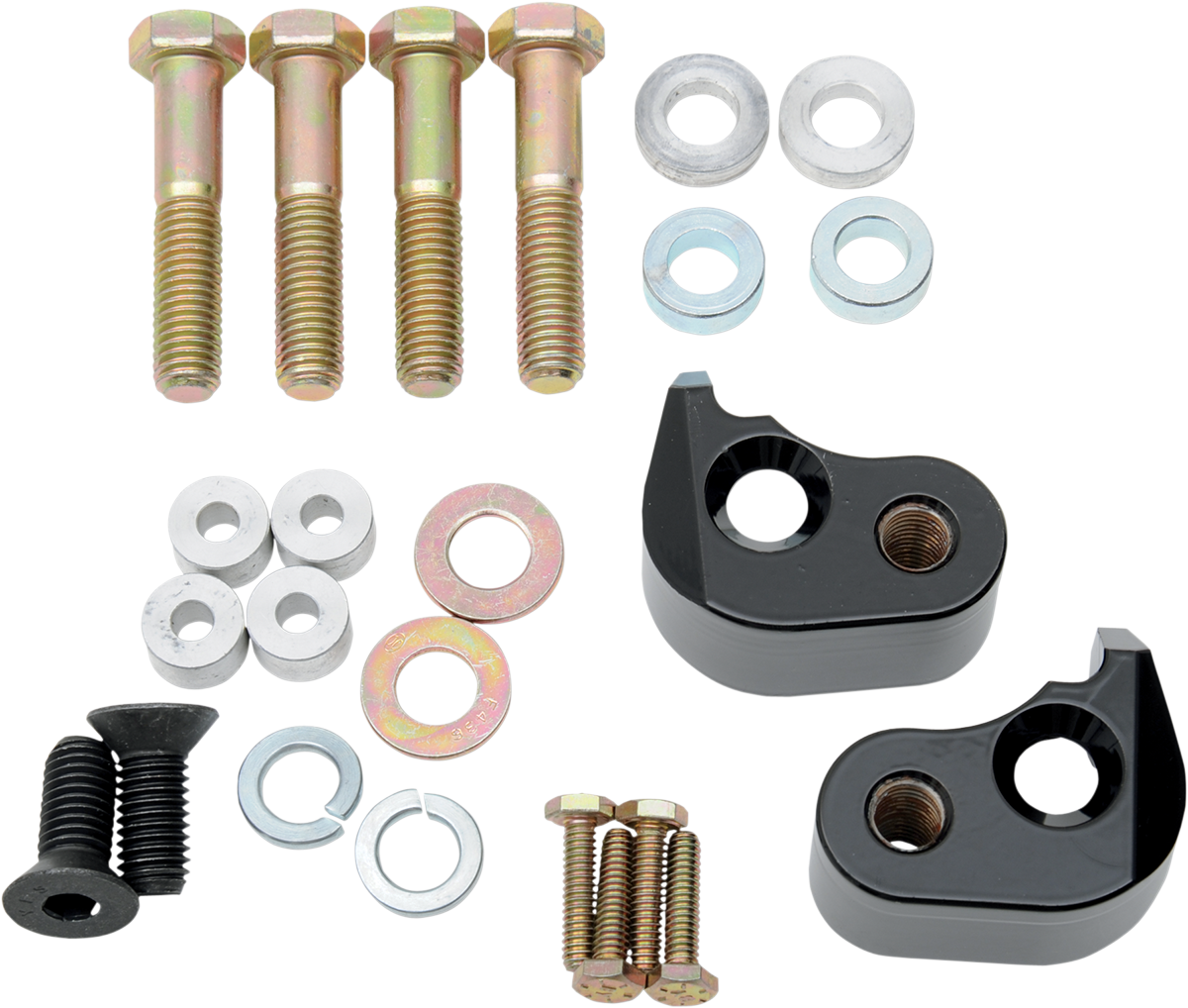 LA Choppers Rear Lowering Kit Black LA-7590-00B