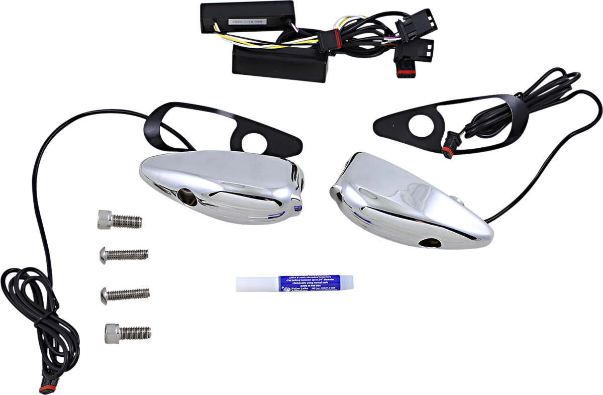 Custom Dynamics Probeam Turn Signals Chrome PB-RG-TS-15-C