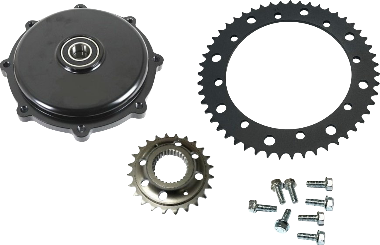 Drag Specialties Conversion Sprocket Kit Black 1210-2665