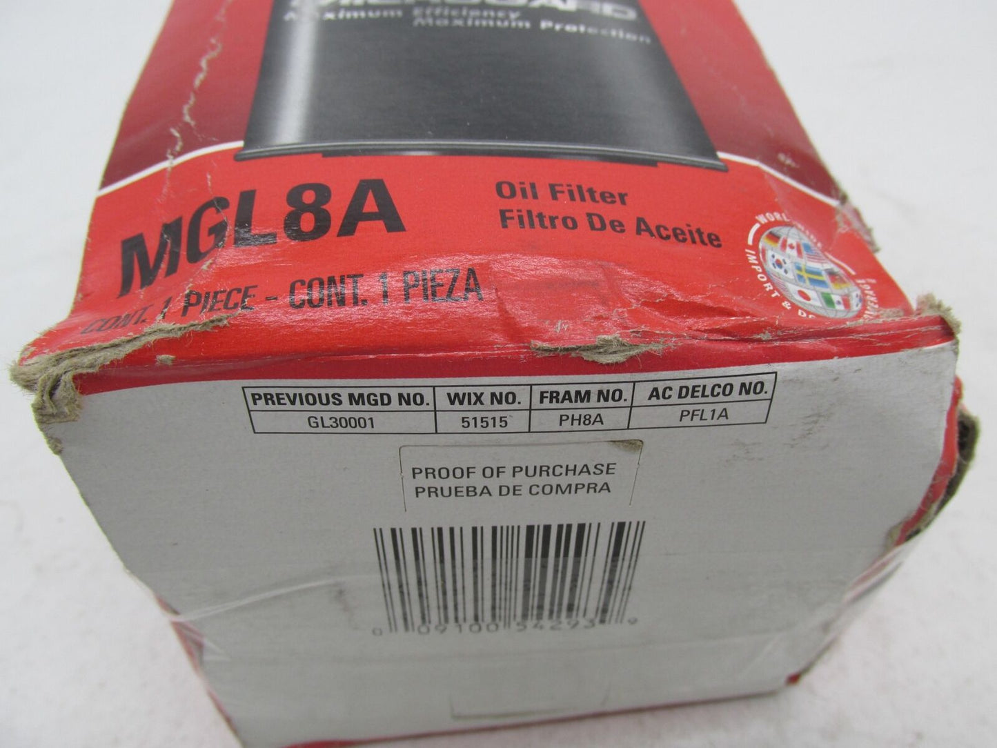 Microgard Black Oil Filter MGL8A