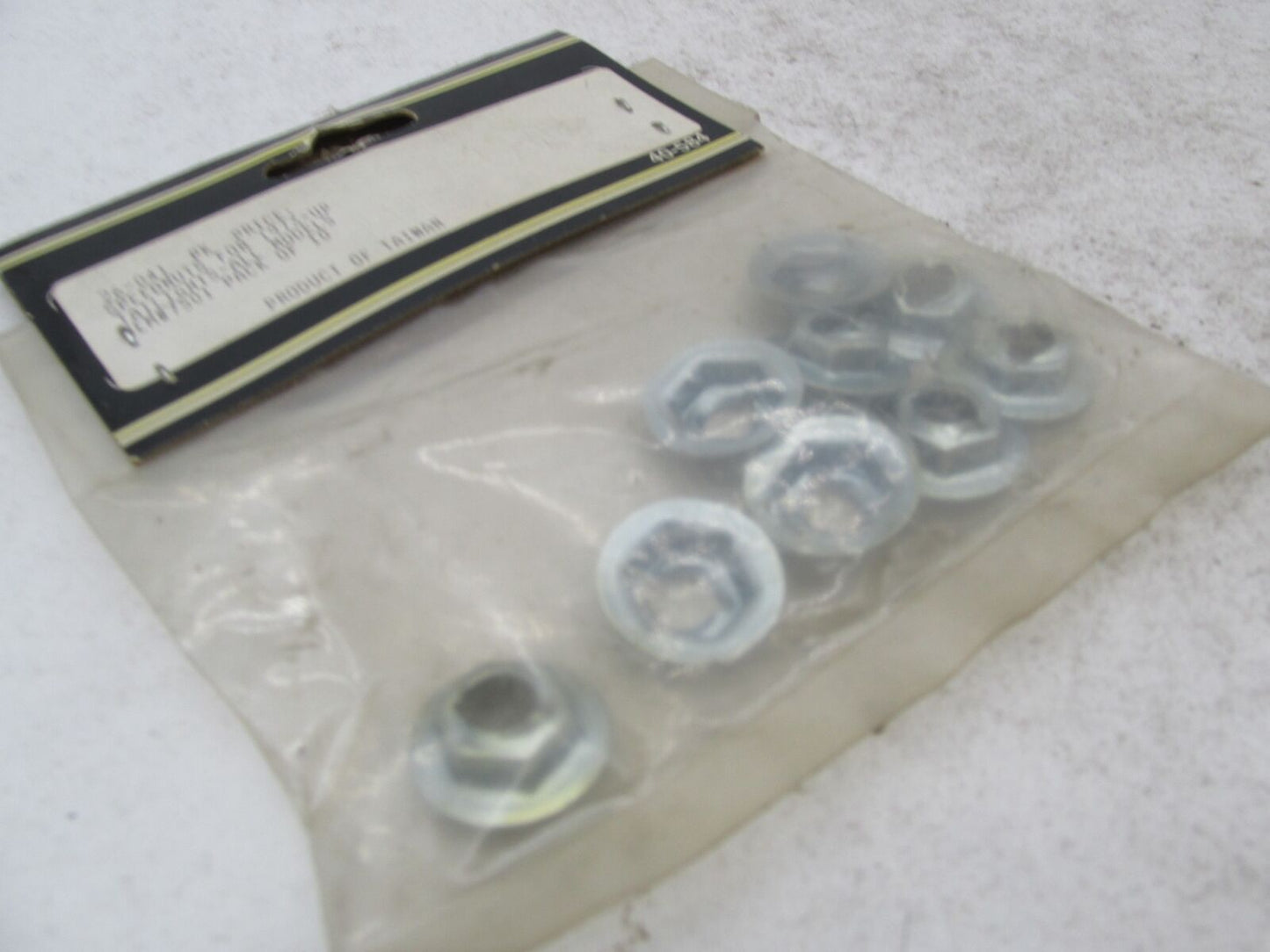 Lot of 10 Harley Davidson Custom Chrome 1973 Taillight Speed Nuts 26-041 7501