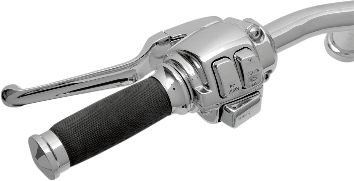 Drag Specialties Chrome Handlebar Control Kit with Mechanical Clutch 0610-0529