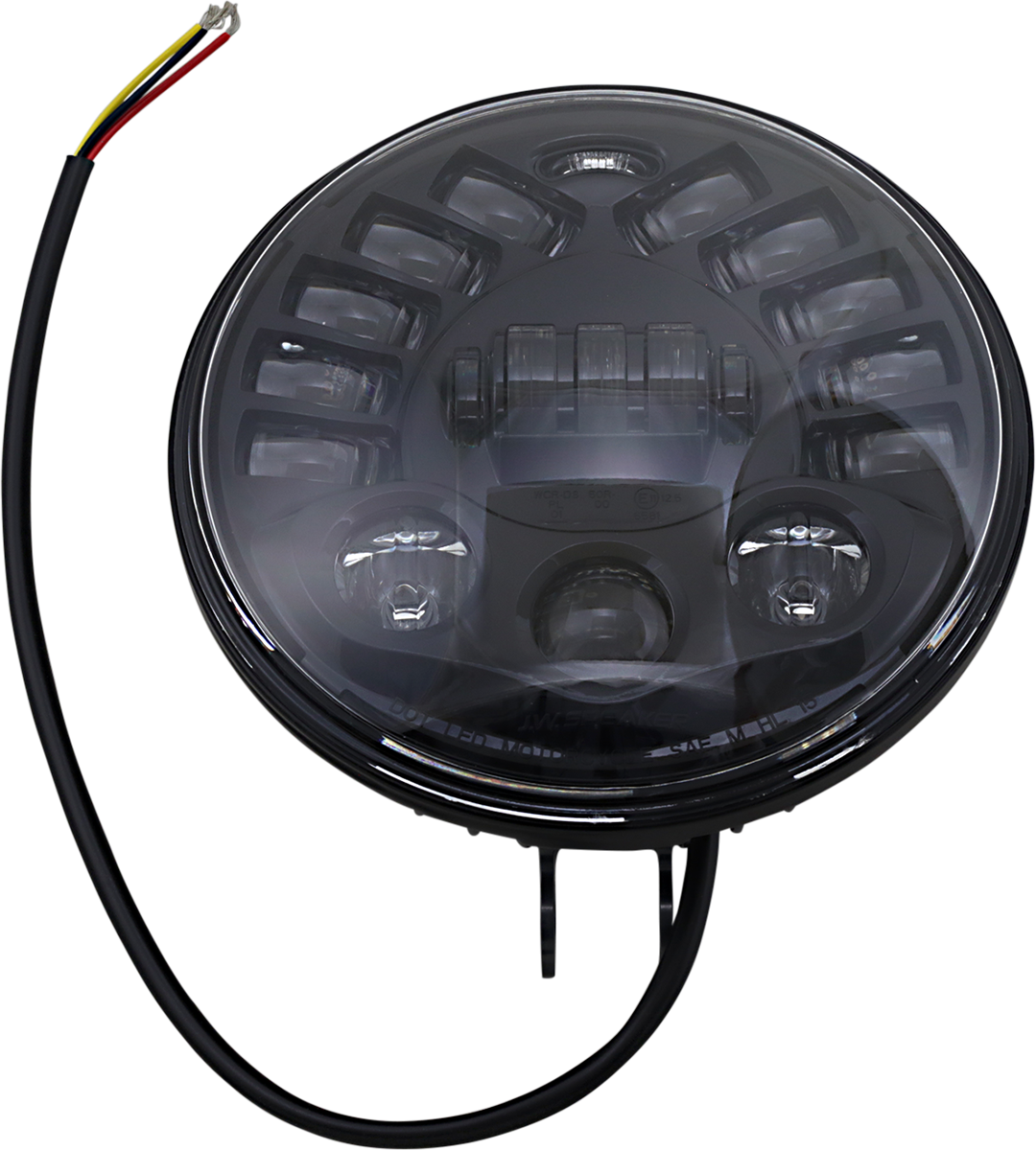 Custom Dynamics 7" Probeam LED Adaptive Pedestal Mount Headlamps Black PB-7PA-B