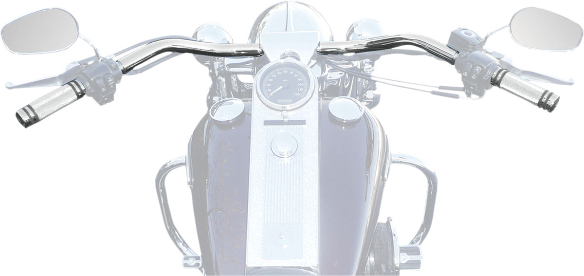 LA Choppers 1 1/4" Big Johnson FL Handlebars Chrome LA-7303-01