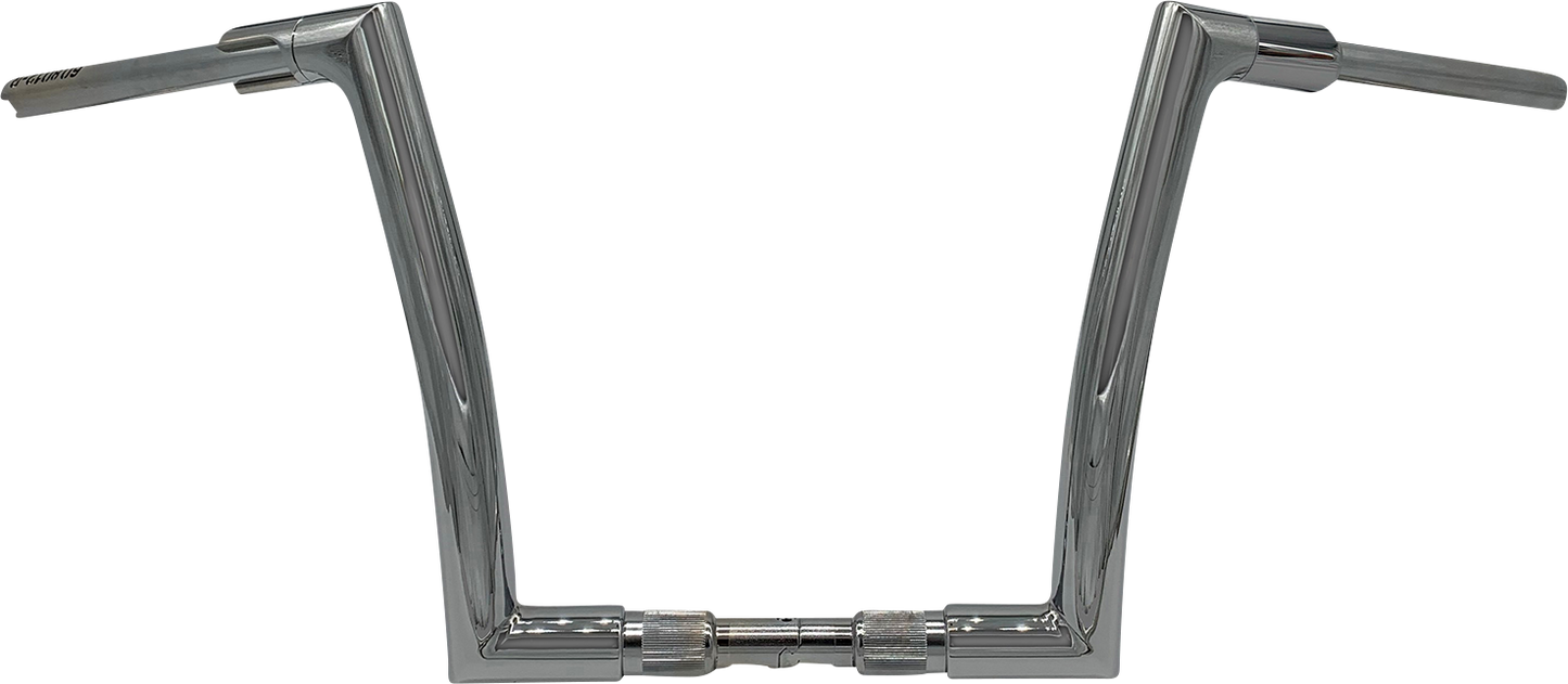 Fat Baggers, Inc. 1-1/2" EZ Install Flat Top Handlebar 12" Chrome 618012