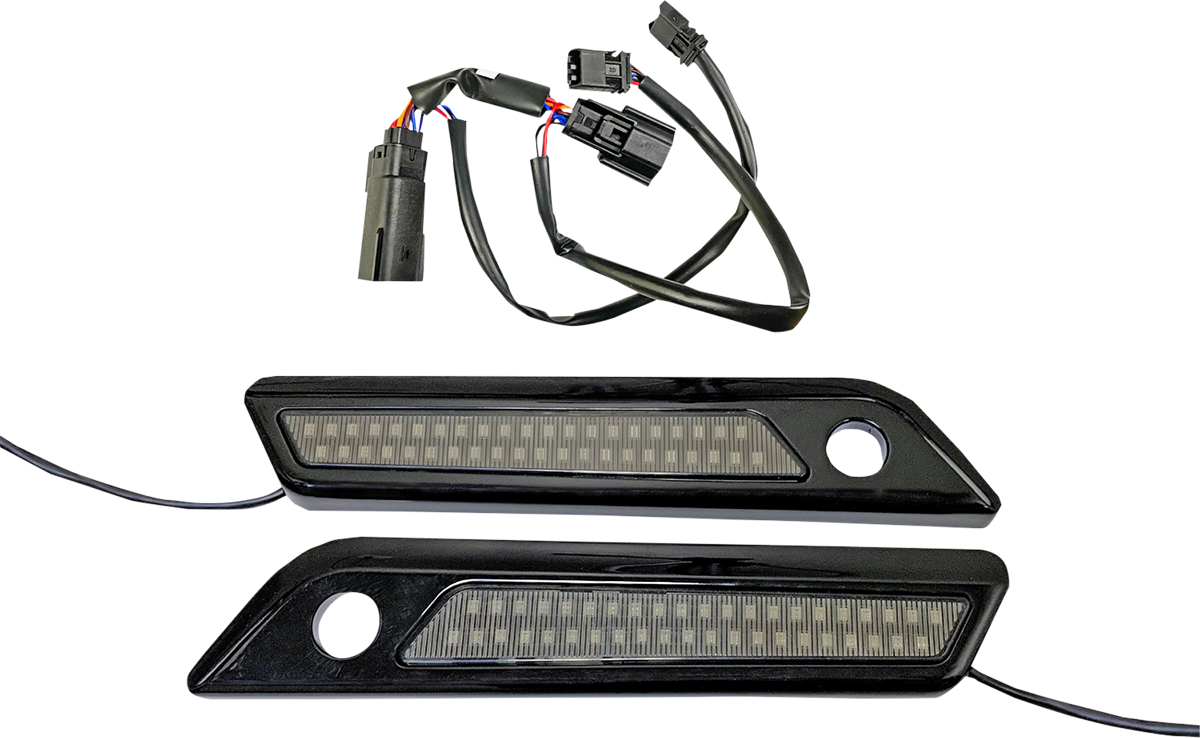 Custom Dynamics Saddlebag Hinge Dual Color Accent Lights CD-SBL-DC4-SB