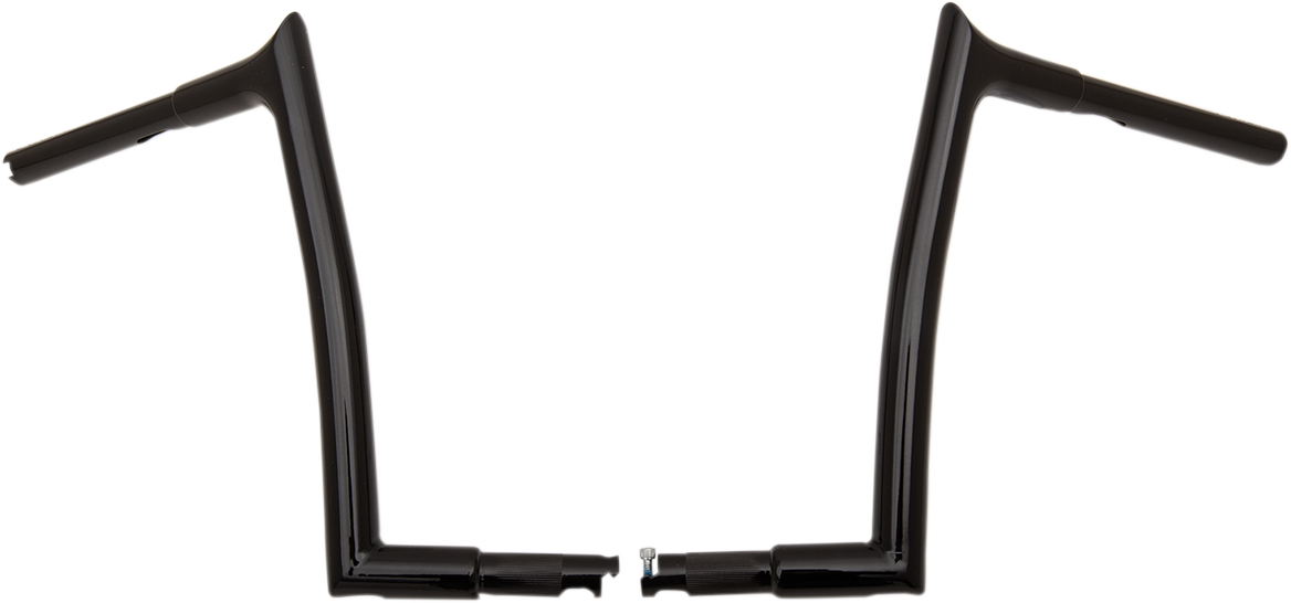 Fat Baggers, Inc. 1 1/4" EZ Install Pointed Top Handlebars 12" Black 907012-B