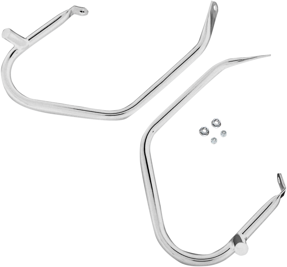 Drag Specialties Comfort Bar Saddlebag Guard Bars Chrome 0505-1563