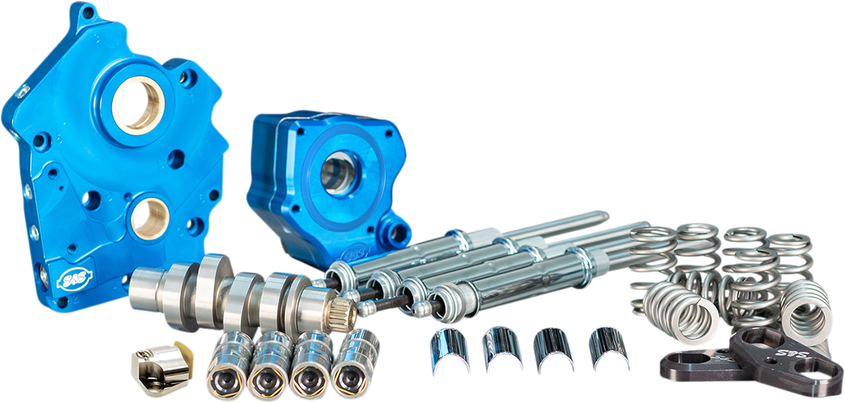 S & S Cycle 550 Cam Chest Kit with Chrome Pushrod Tubes Water Cooled 310-1080B