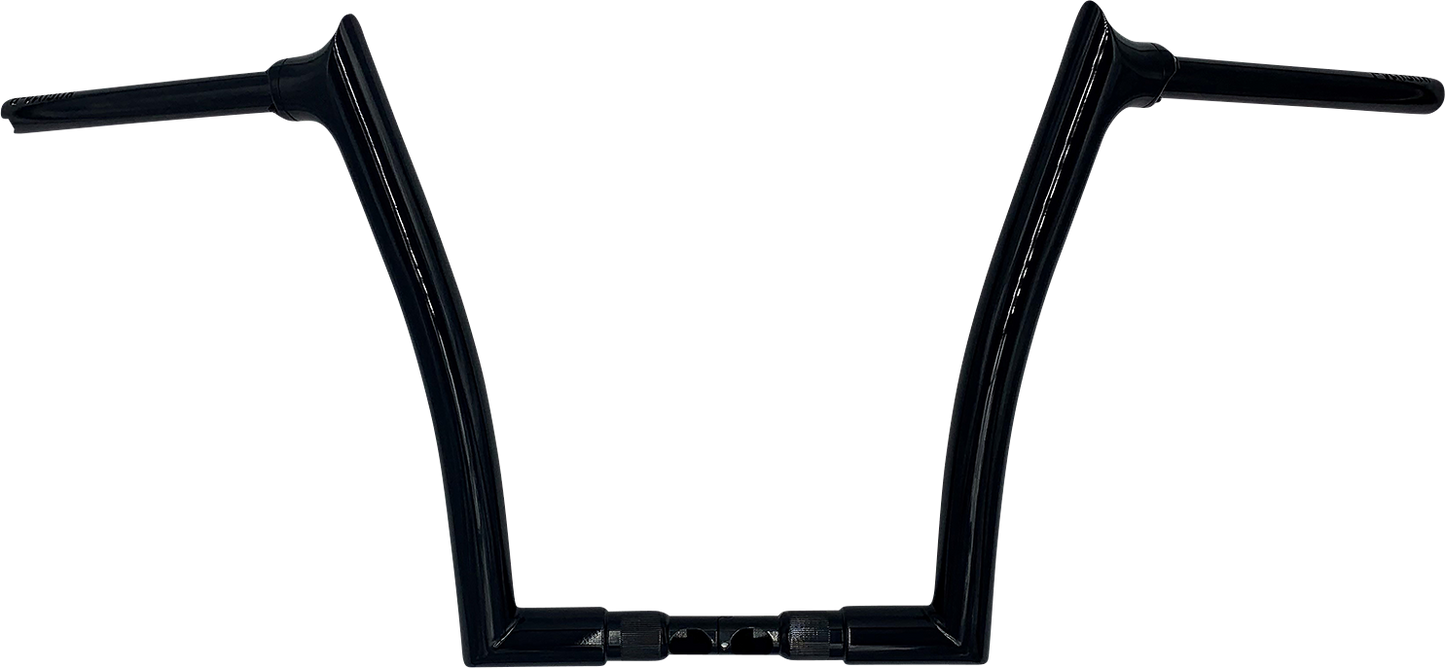 Fat Baggers, Inc. 1-1/2" EZ Install Pointed Top Handlebar 14" Black 816014-B