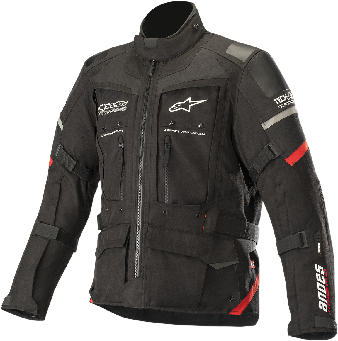 Alpinestars Andes Pro Drystar Tech Air Jacket Black/Red M 3207119-13-M