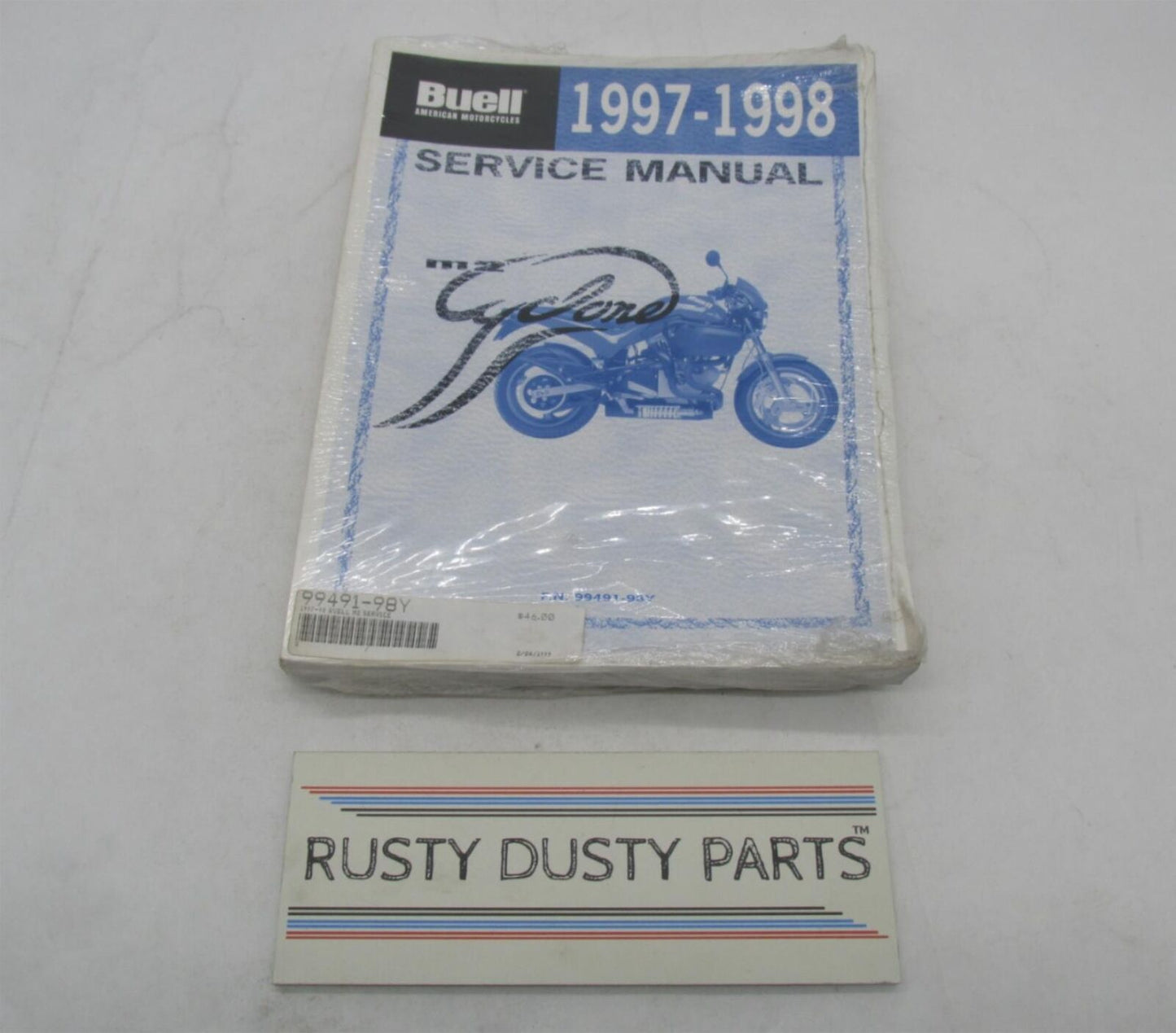 Buell NOS Sealed Official Factory 1997-1998 Cyclone M2 Service Manual 99491-98Y