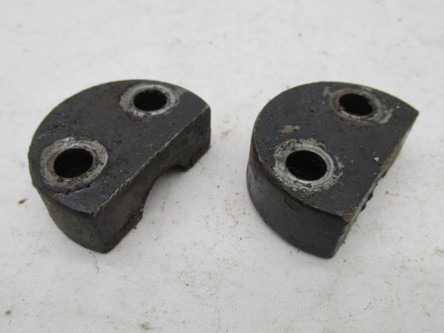 Pair of Vintage Triumph 97-1844 Fork Axle Clamps TR6 T120 650 1965-70