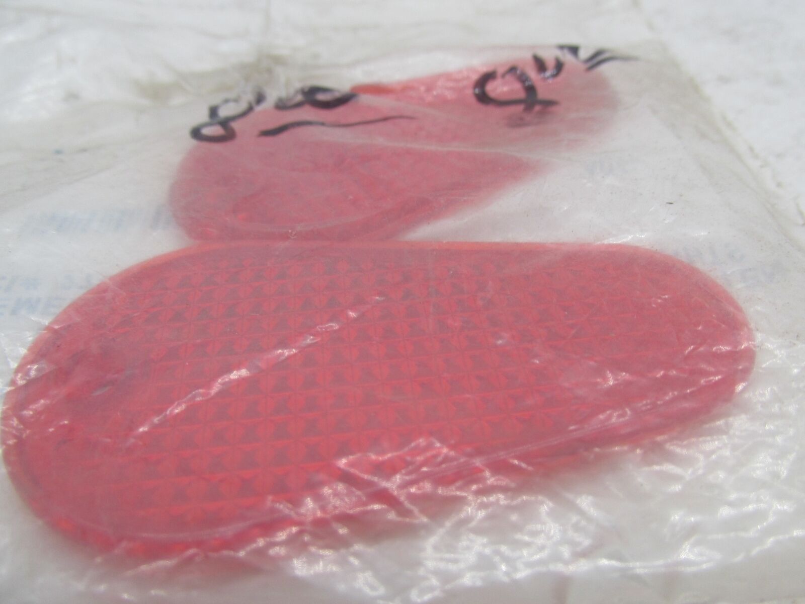 Pack of 2 Harley Davidson Custom Chrome Aurora Marker Light Red Lenses 27028